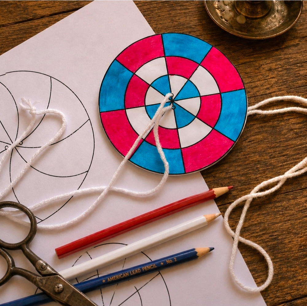 Colorful Whirligig Toy